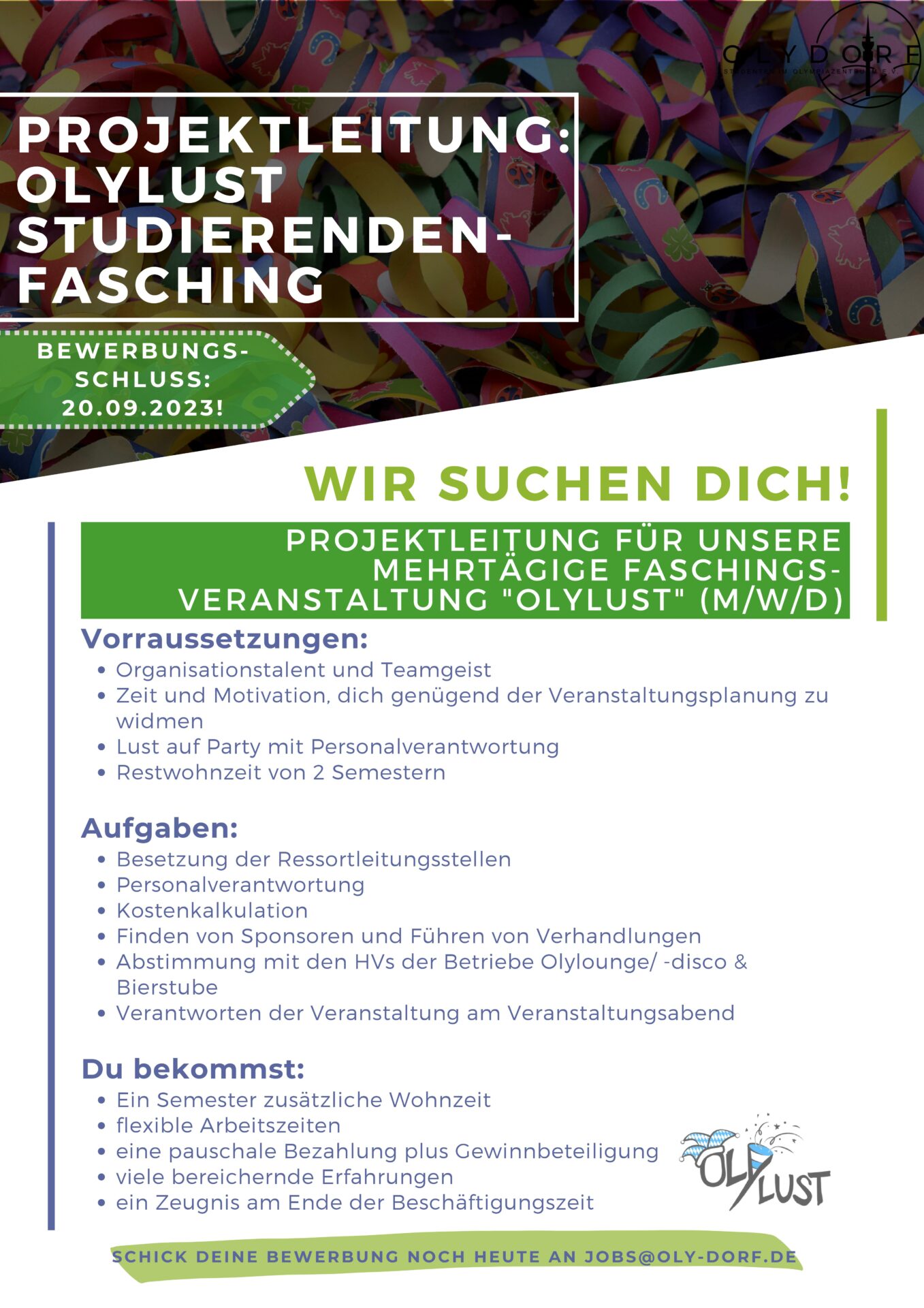 Auschreibung PL Olylust 24
