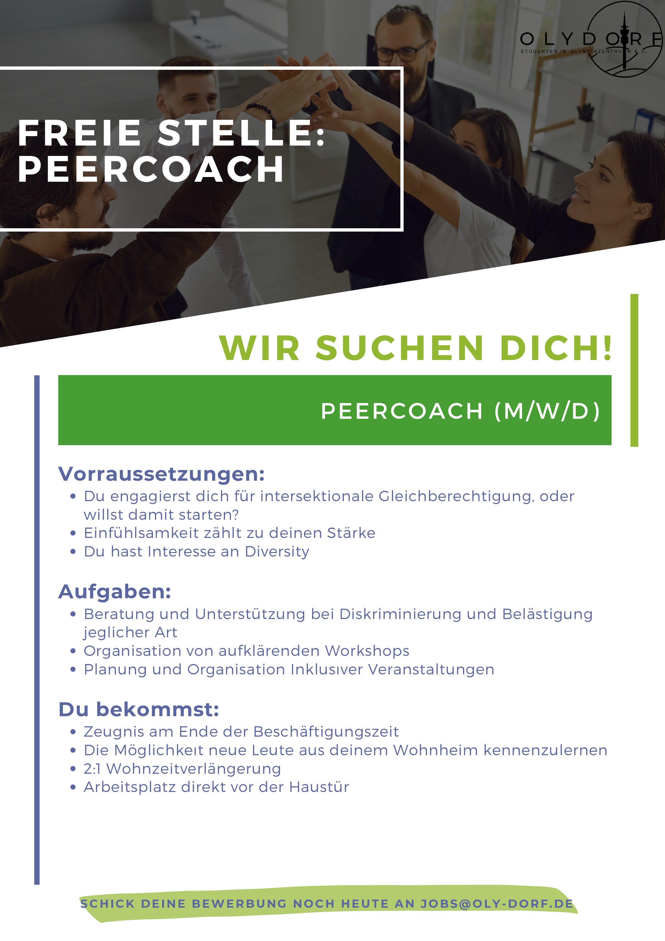 Ausschreibung Peercoach